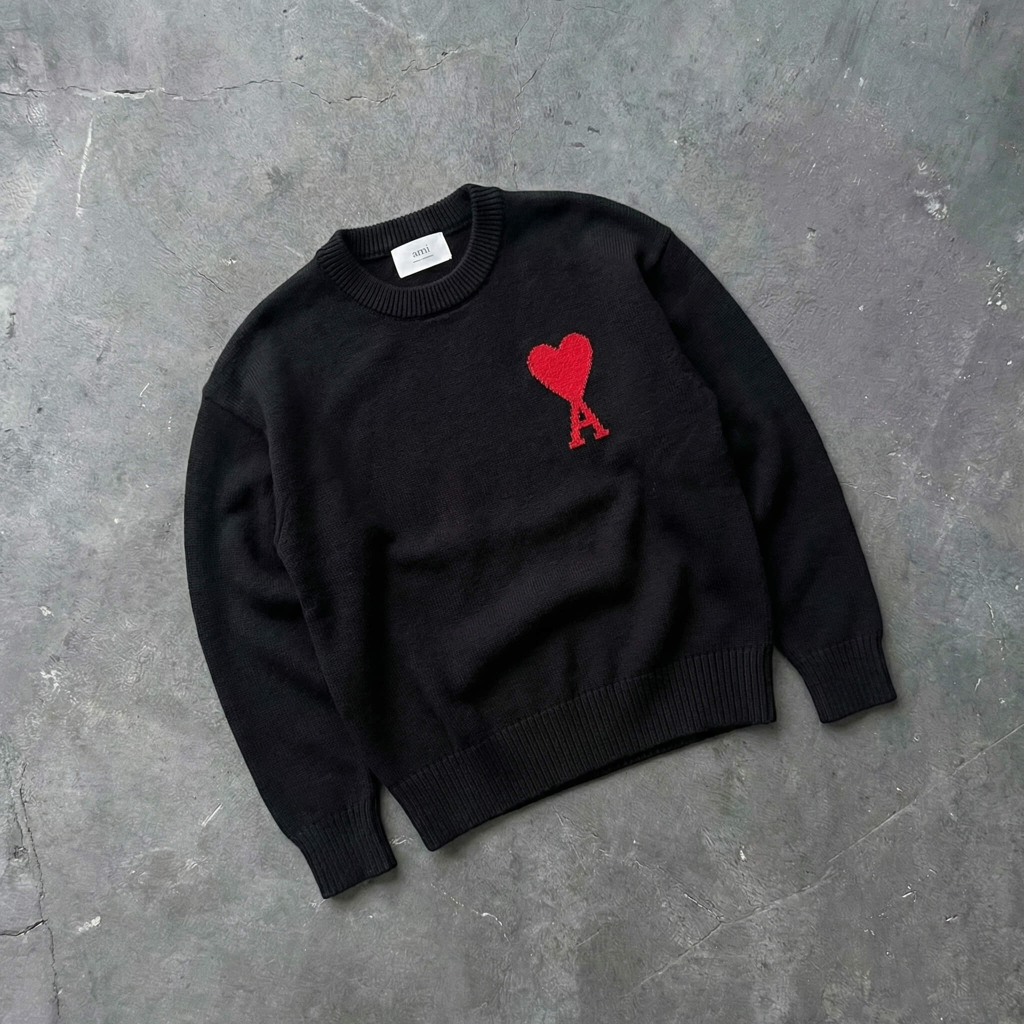 AMI Knit-Sweater black